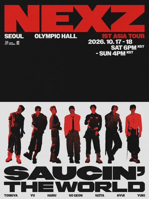 NEXZ 1ST ASIA TOUR: SAUCIN' THE WORLD [ソウル] 公式ポスター