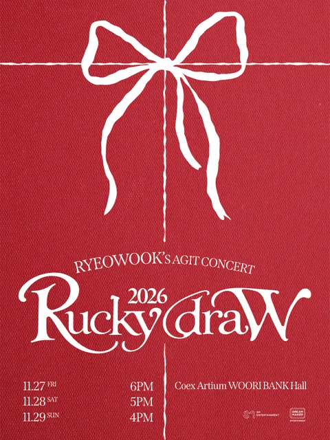 RYEOWOOK'S AGIT CONCERT: Rucky draW 公式ポスター